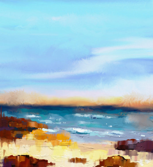 Sandy bay sky