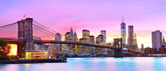 Manhattan twilight panorama