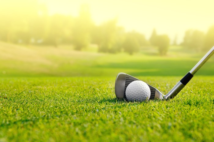 On the green