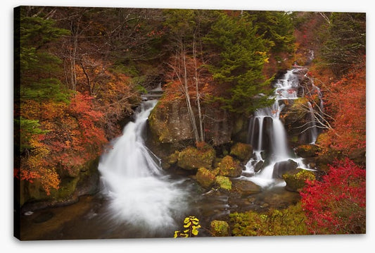 Ryuzu Falls in autumn