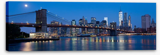 Manhattan moon panorama