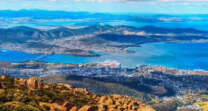 Hobart on the horizon
