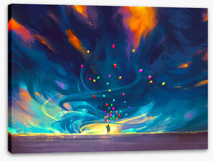 Balloons in the storm