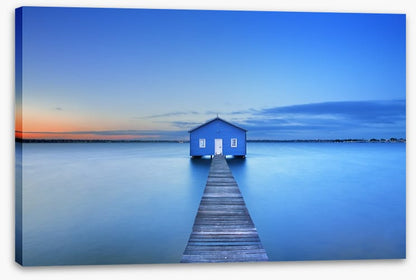 Sunrise at Matilda Bay boathouse