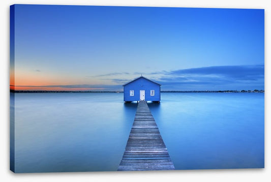 Sunrise at Matilda Bay boathouse