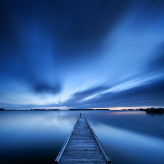 Blue dawn jetty
