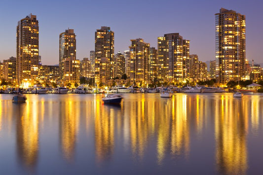 Vancouver harbor twilight
