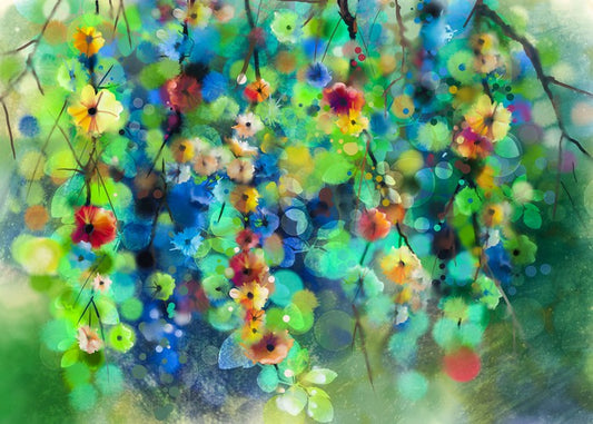 Blossoming branches