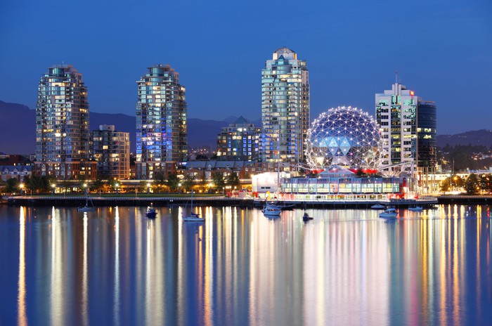 Vancouver shimmering dusk