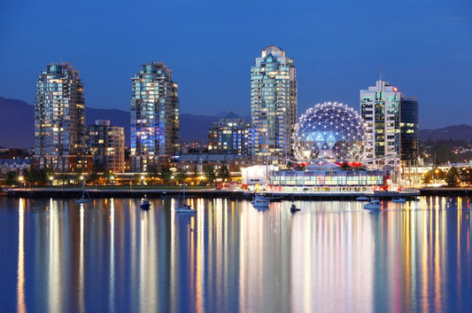 Vancouver shimmering dusk