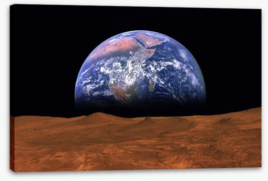 Earth rising