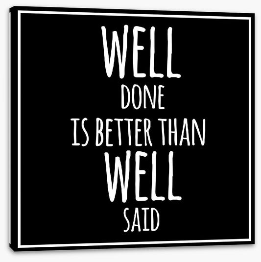 Well done