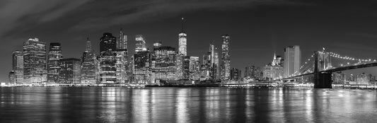 Manhattan panoramic at night