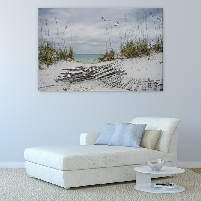 Over the stormy dunes