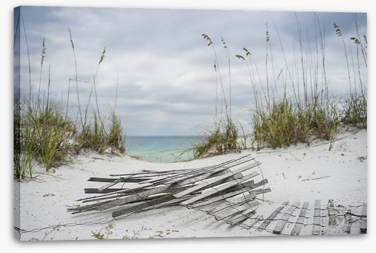 Over the stormy dunes
