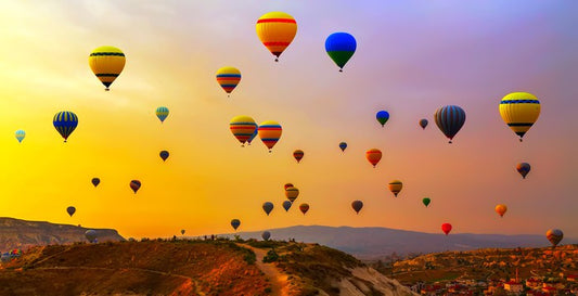Floating into the sunset