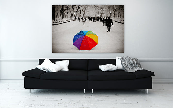 Rainbow umbrella