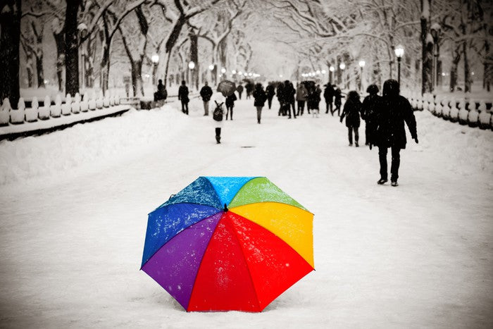 Rainbow umbrella