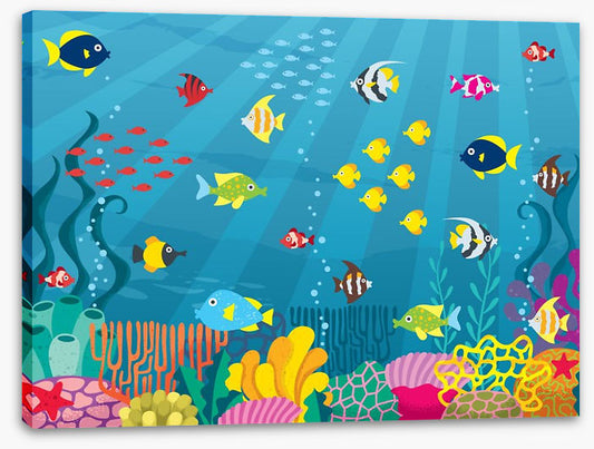 School on the reef