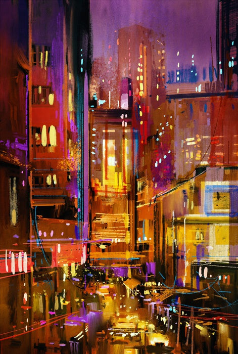 Twilight in the city