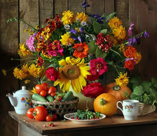 Harvest blooms