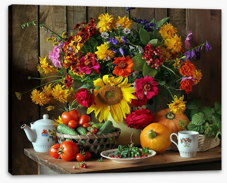 Harvest blooms