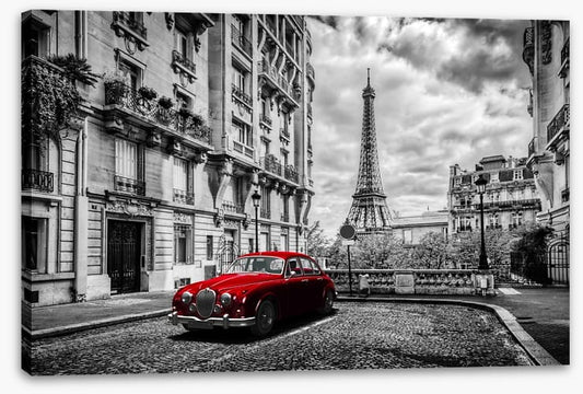 The red car