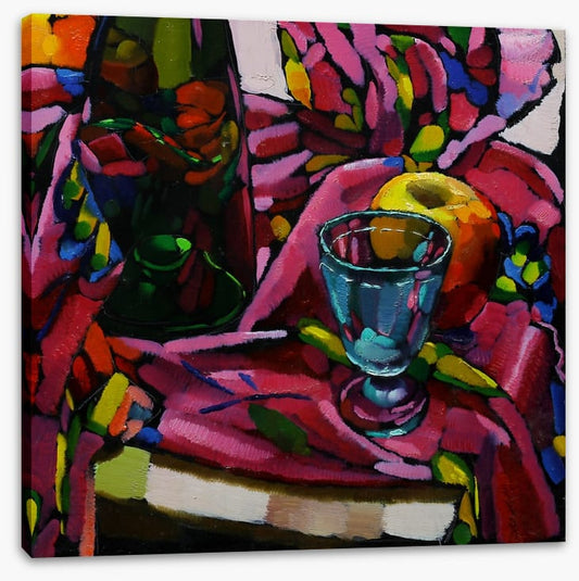 The blue glass