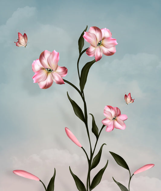 Peeping petal butterflies