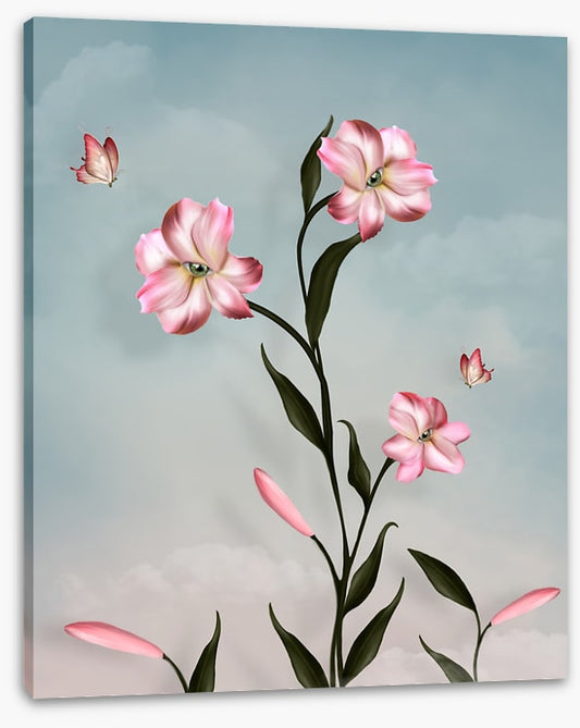 Peeping petal butterflies