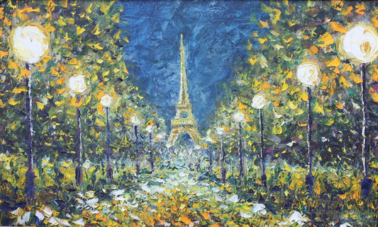 White lights in paris