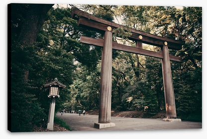 Below the Meiji gate