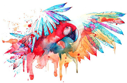 Tropical parrot