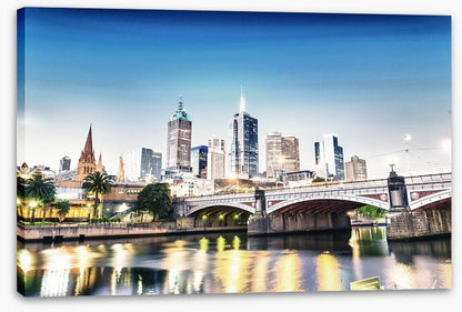 Dusk across the Yarra