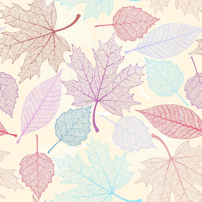 Pastel leaves II