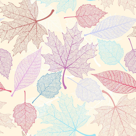 Pastel leaves II