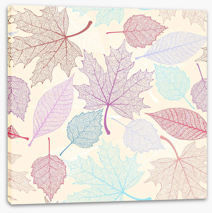 Pastel leaves II