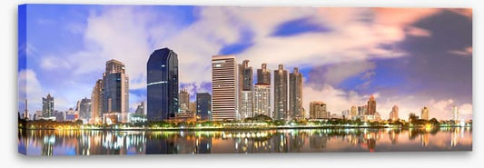 Bangkok sunrise panorama