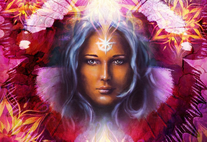 Butterfly wing goddess
