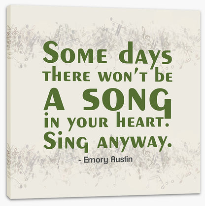 Sing anyway
