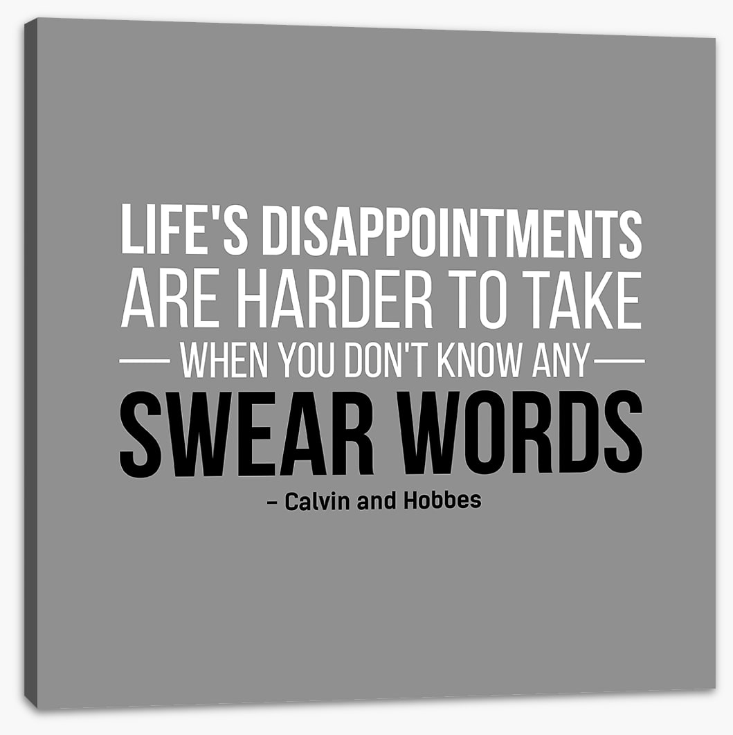 Life's disappointments