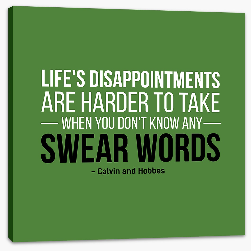 Life's disappointments