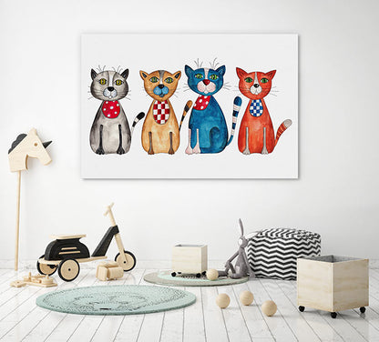 Four cats
