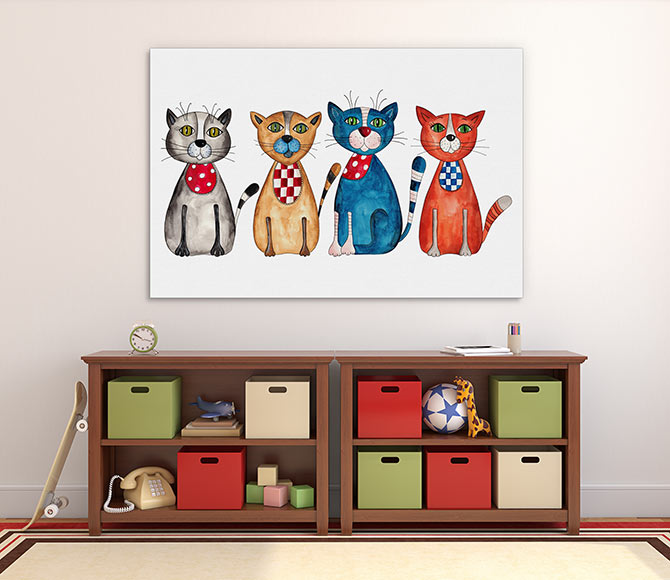 Four cats