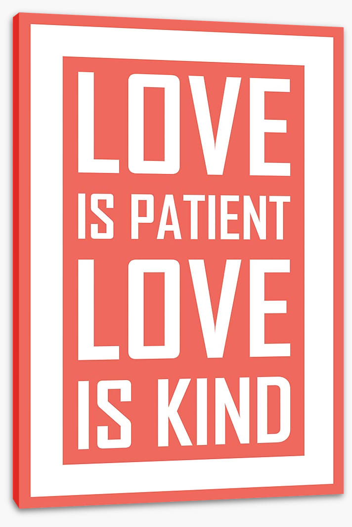 Love is patient