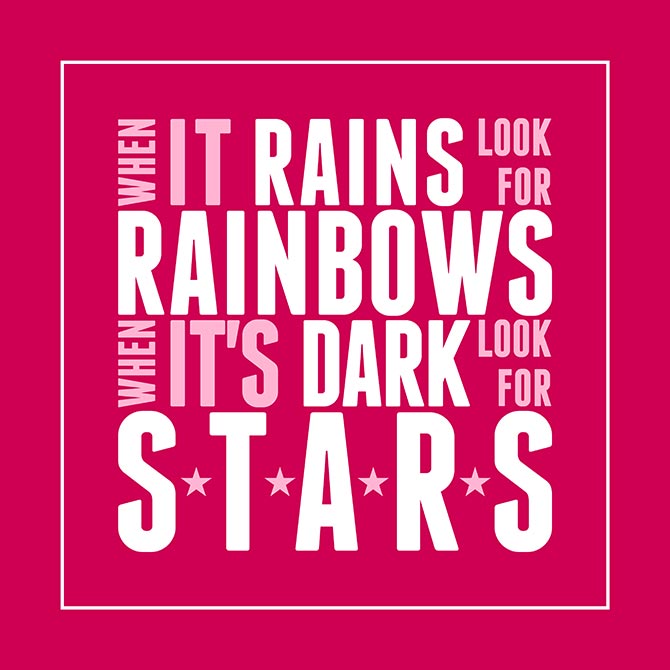 Rainbows and stars