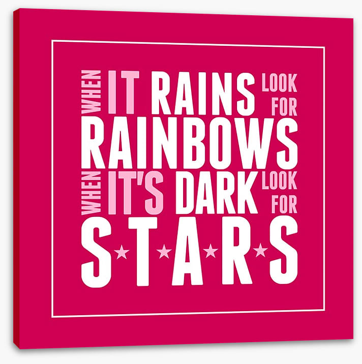 Rainbows and stars
