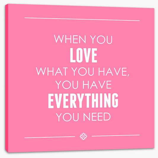 Everything you need