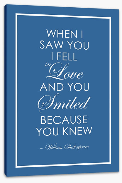 Because you knew