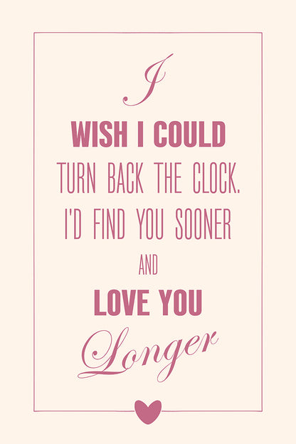 Love you longer